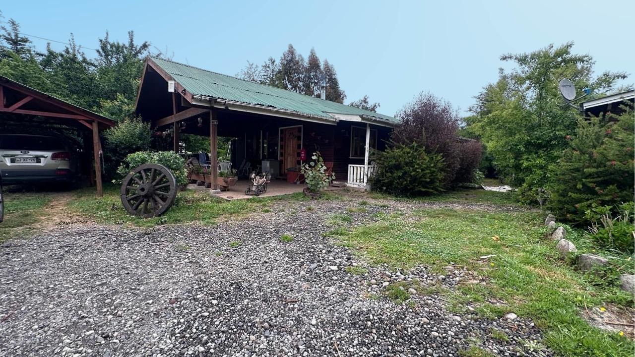 VENTA DE CASA Y CABAÑA AMPLIO SITIO DE 1.200 m² – VILLARRICA, SECTOR ÑANCUL